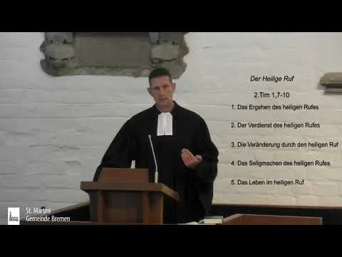 Predigt vom 27.09.2020 - Der Heilige Ruf