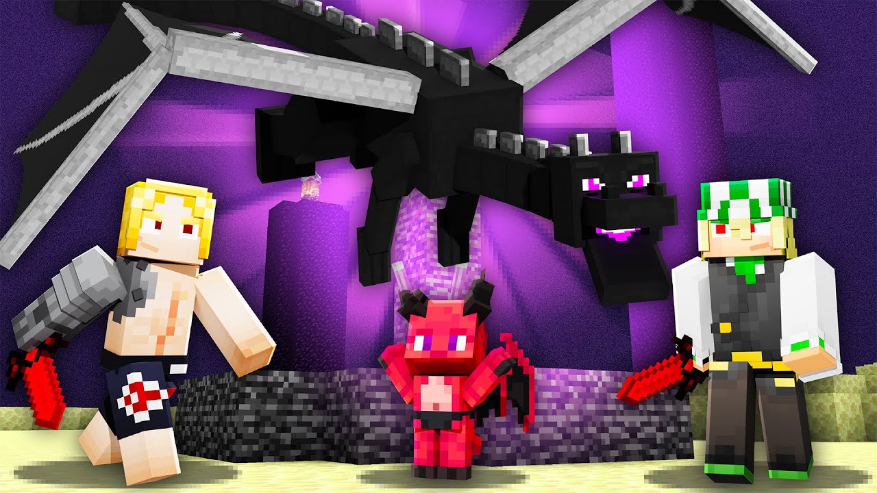 A luta MAIS RÁPIDA contra o ENDER DRAGON! - SkyDoido Pandora #15