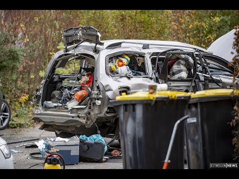 Auto-Explosion in Fulda - Fahrer schwerverletzt in Verbrennungs-Klinik