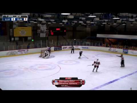 Zemgale/LLU - Dinamo Juniors (4:1) vārtu guvumi (18.01.2014)
