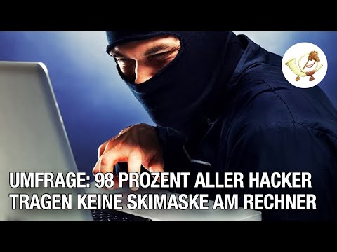 Umfrage: 98 Prozent aller Hacker tragen keine Skimaske am Rechner