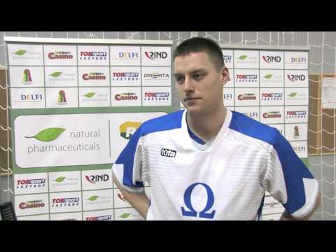 "Omega-United" žaidėjas T.Žioba po rungtynių su Gargždų SC