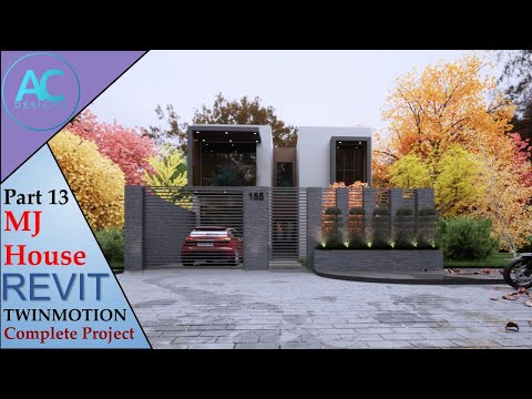 MJ House | Part 13 | Complete Step By Step Project | Revit and Twinmotion Tutorial