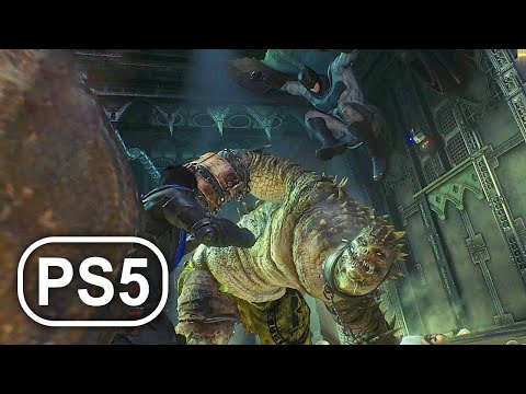 BATMAN PS5 Killer Croc Boss Fight 4K ULTRA HD - Batman Arkham Knight
