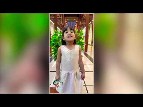 M S Dhoni's daughter Ziva singing malayalam song & cute performance