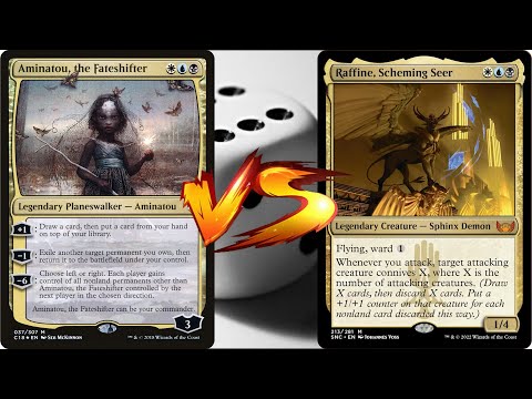 Aminatou VS Raffine - MTG EDH Duel Commander Cartes Magic