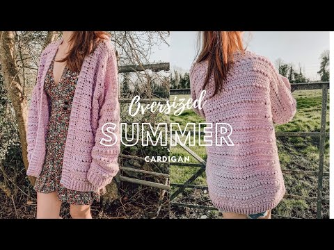 Quick and Easy Crochet Oversized Cardigan