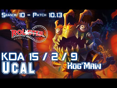 KT Ucal KOG'MAW vs ORIANNA Mid - Patch 10.13 KR Ranked