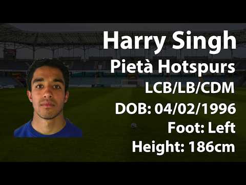 Harry Singh's Pietà Hotspurs debut (v Hibernians 12.01.19)
