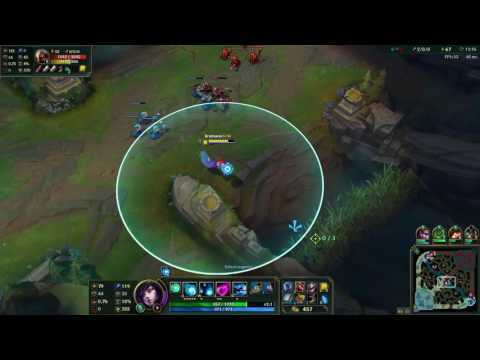 Ahri Vs Zed mid Gameplay