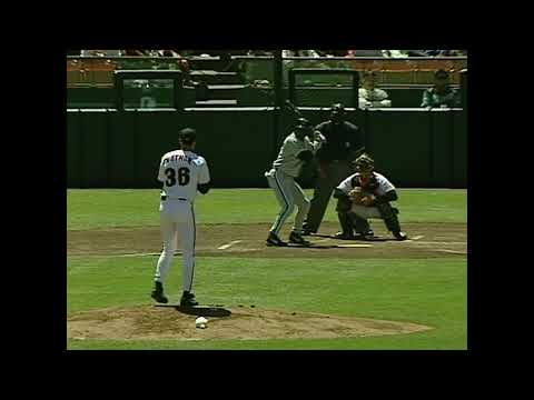 Joe Nathan records his first MLB strikeout