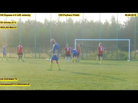 PP 1/16. KS Żupawa - LZS Jadachy (3-1 Wolan Marcin) 29.08.2018