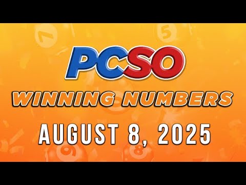 P319M Jackpot Ultra Lotto 6/58, 2D, 3D, 4D, and Megalotto 6/45 | August 8, 2025