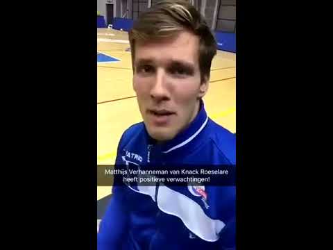Snapchatverhaal: Knack Roeselare - Prefaxis Menen 3-2  (19 november 2016)
