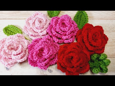 Rosalie's Craft Creations is live! Crocheting Roses #crochet