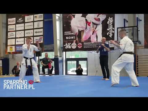 Konrad Kozubowski vs Steltmann Kacper -70kg Mistrzostwa Polski Polskiego Związku Karate Kontaktowego