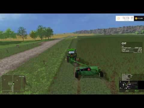 FS 15/ Mowing alfalfa headlands