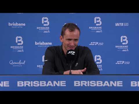 Press Conference Daniil Medvedev Brisbane 2026