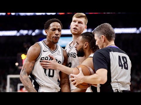 DeMar DeRozan EJECTED After Throwing Ball At The Ref | SPURS vs. NUGGETS | 4.20.2019