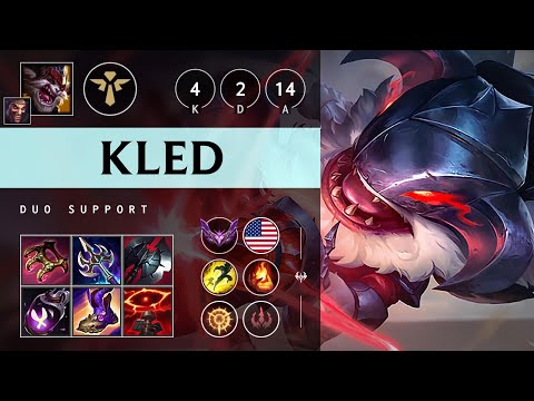 Kled Support vs Braum - NA Master Patch 14.24