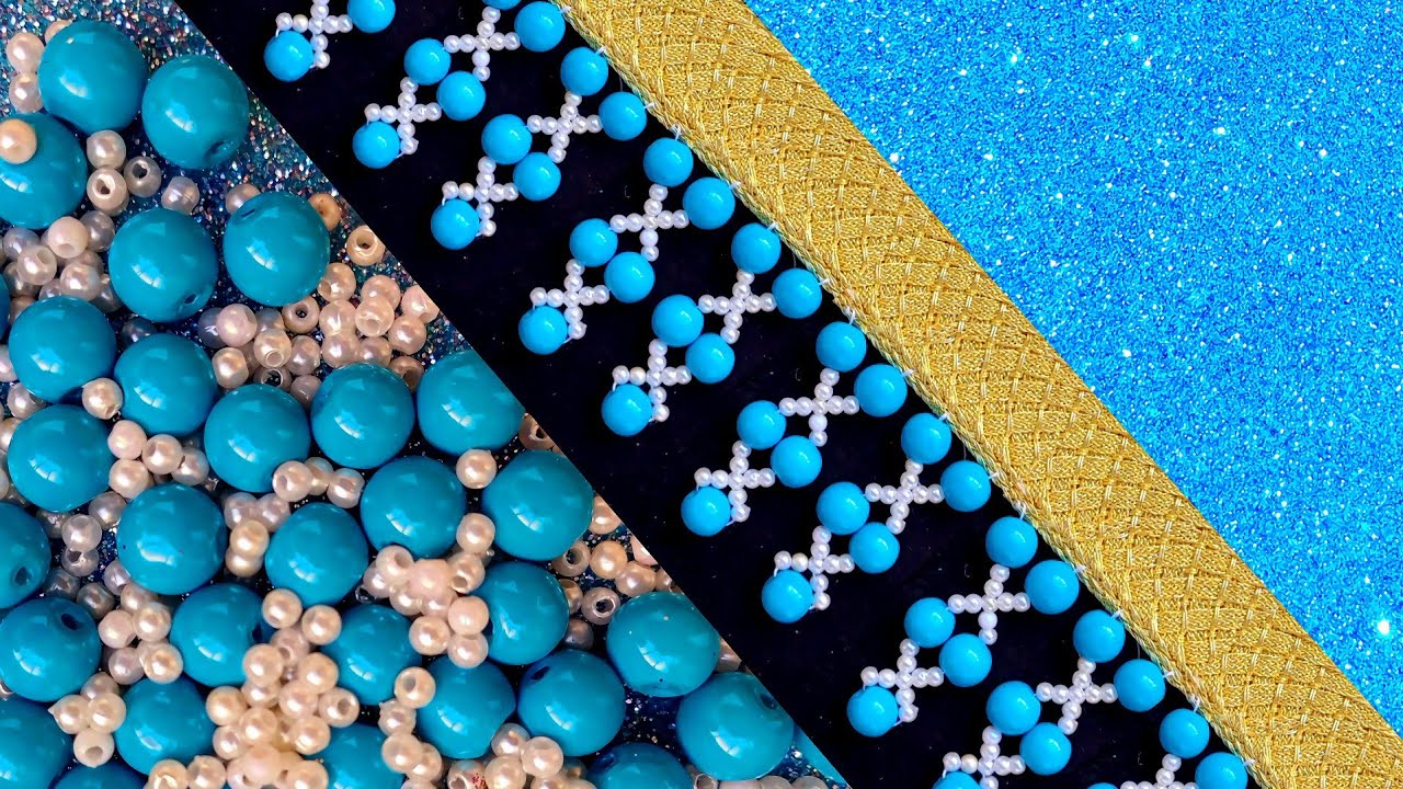 Very special and practical embroidery training for special clothes#  DIY💙⚘️💙