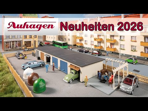 Auhagen und Minicar Neuheiten 2026 | Spur H0, TT und N