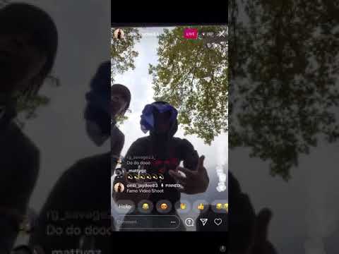 Omb jay dee and Famo Banga Diss Folk and choo on Ig * live and say blixky in a boxx