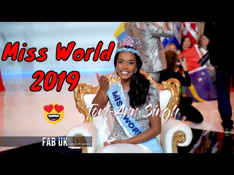 Miss World  2019 Winner Toni-Ann Singh Interview
