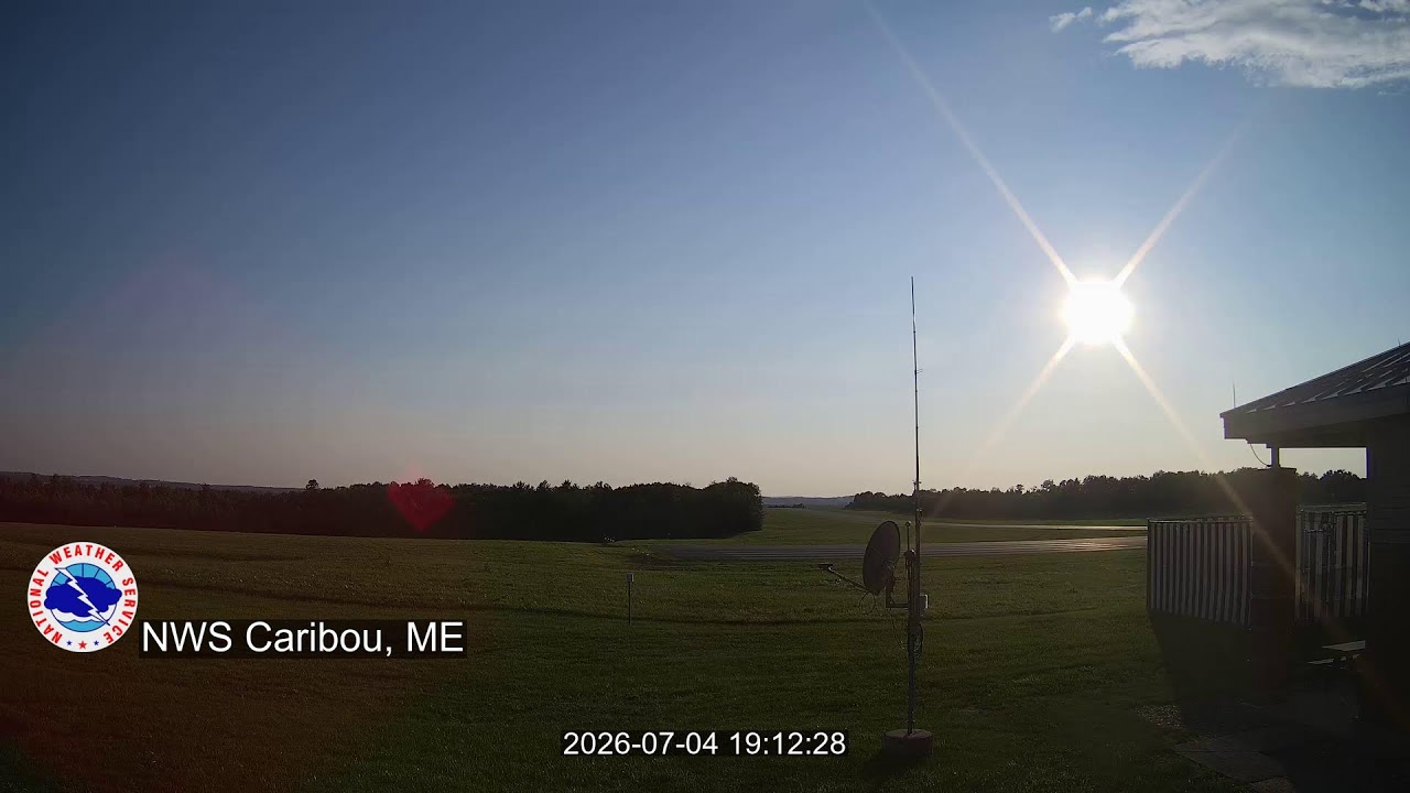 Live webcam view of Caribou Weather Station Sky View