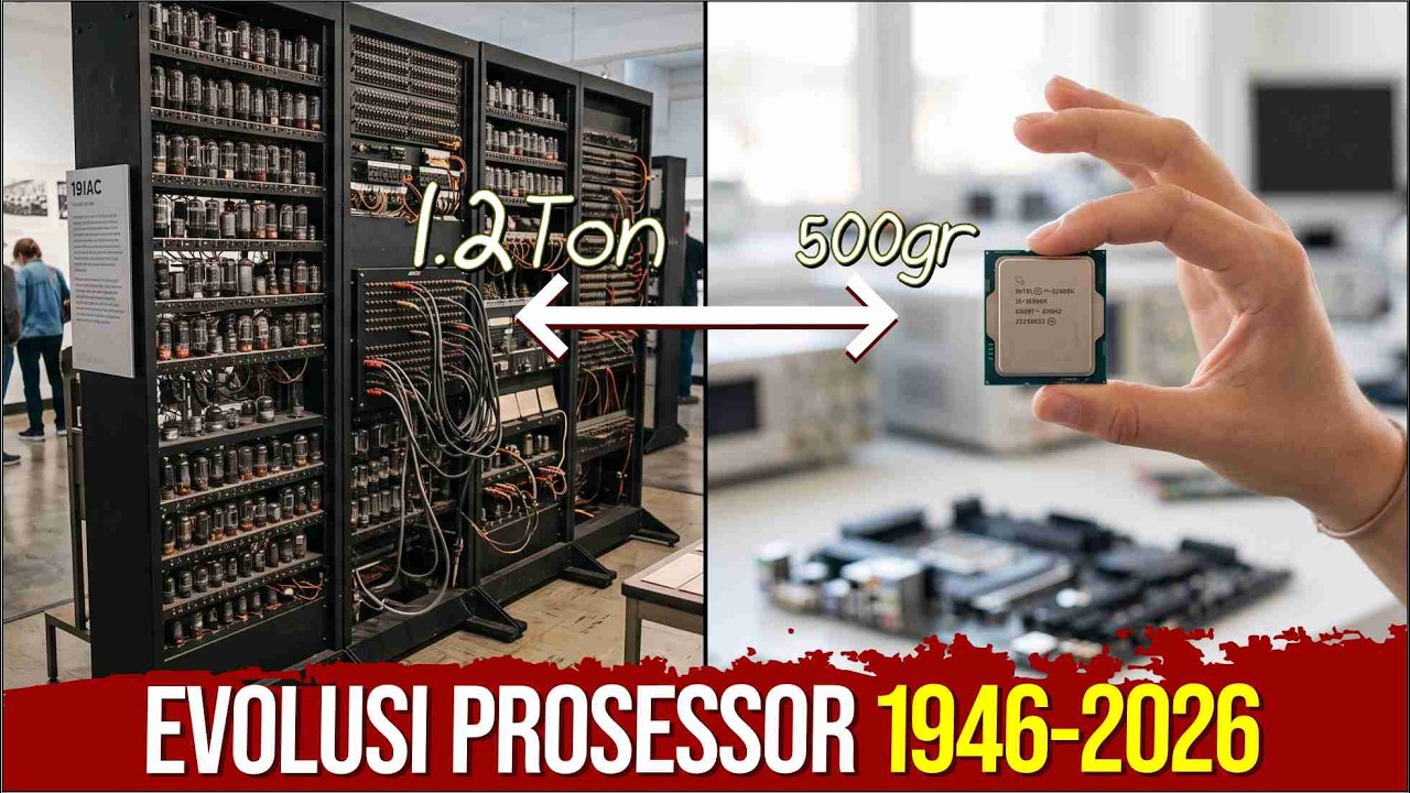 PERKEMBANGAN TEKNOLOGI di dunia berasal dari RAHIM " TRANSISTOR " 1946 - 2026