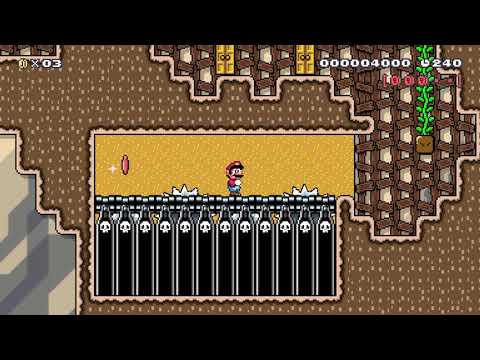 Monty Mines by CoolSpoon4 🍄 Super Mario Maker 2 ✹Switch✹ #awf