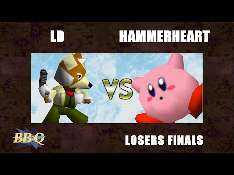 BBQ Losers Finals - LD (Fox) Vs. HAMMERHEART (Kirby) Super Smash Bros - SSB64