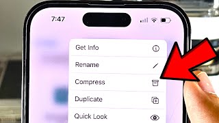 How To ZIP a File on iPhone or iPad iOS 17