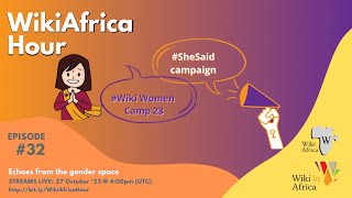 WikiAfrica Africa #32: Echoes from the gender space