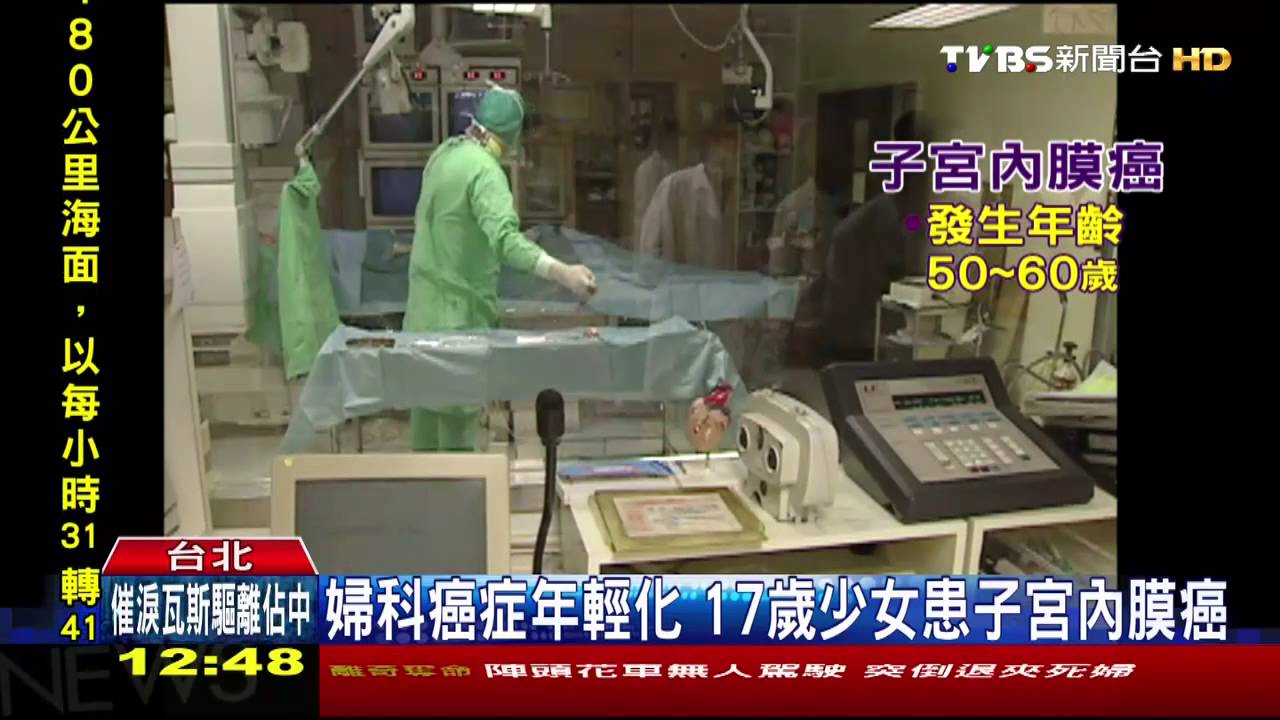 婦科癌症年輕化　17歲少女患子宮內膜癌