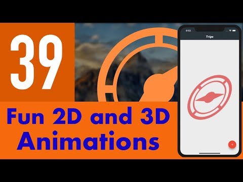 Advanced 2D & 3D Animation Techniques - Part 39 - Itinerary App (iOS, Xcode 10, Swift 4)