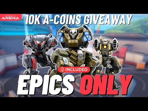 2v2 Custom Battles with ONLY EPIC Mechs & Weapons! 🔥 | Mech Arena