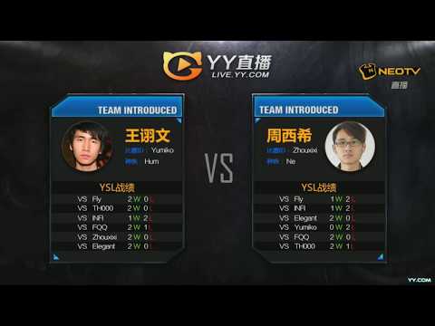 Yumiko vs Xixi  YYstarleague match for third place