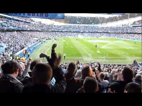 Manchester City v Manchester United Etihad stadium April 2012 'We're not really here'