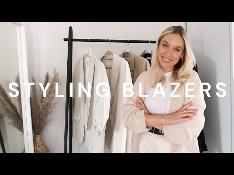 HOW TO STYLE BLAZERS FOR SPRING! STYLING TIPS AND 10...