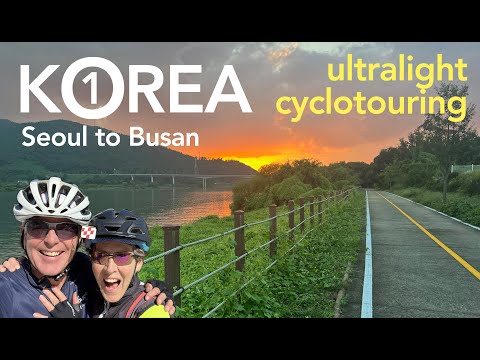 KOREA by ultralight cyclotouring (Volume 1). From Seoul to Busan.