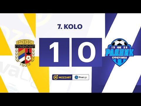 Mozzart Bet Prva liga Srbije 2024/25 - 7.Kolo: GRAFIČAR – RADNIK 1:0 (0:0)