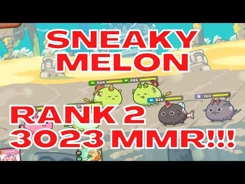Rank 2 3023 MMR Plant Watermelon Aqua Backdoor God Mech | Season 20 Off-Season | Axie Infinity