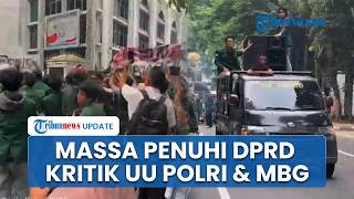 Ratusan Mahasiswa USU Padati Gedung DPRD Sumut, Kritik UU Polri hingga Program MBG