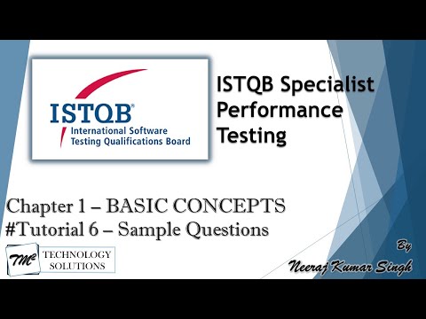 ISTQB Performance Tester Introduction to ISTQB Performance Tester Certification ISTQB Tutorials