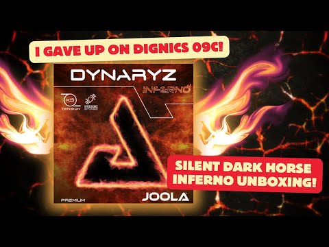 I GAVE UP ON DIGNICS 09c!? Heading Towards Hell!! Joola Dynaryz Inferno Unboxing #unboxing