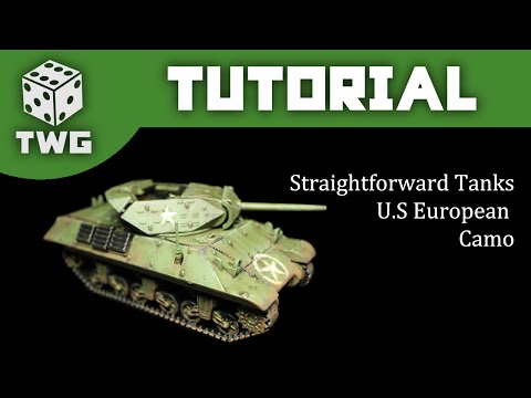 Bolt Action Tutorial: How To Paint WW2 US European Camo -  M10 Wolverine