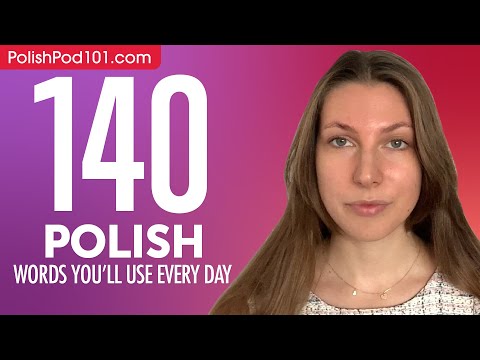 140 Polish Words You'll Use Every Day - Basic Vocabulary #54