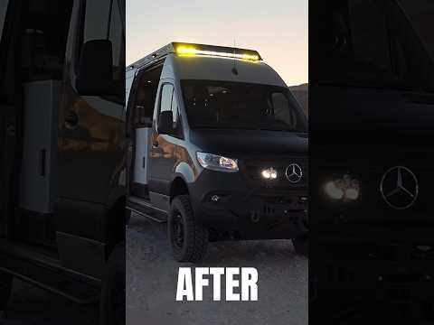We transformed This Sprinter Van🔥 Before & After! #vanlife #sprinter #beforeafter #van