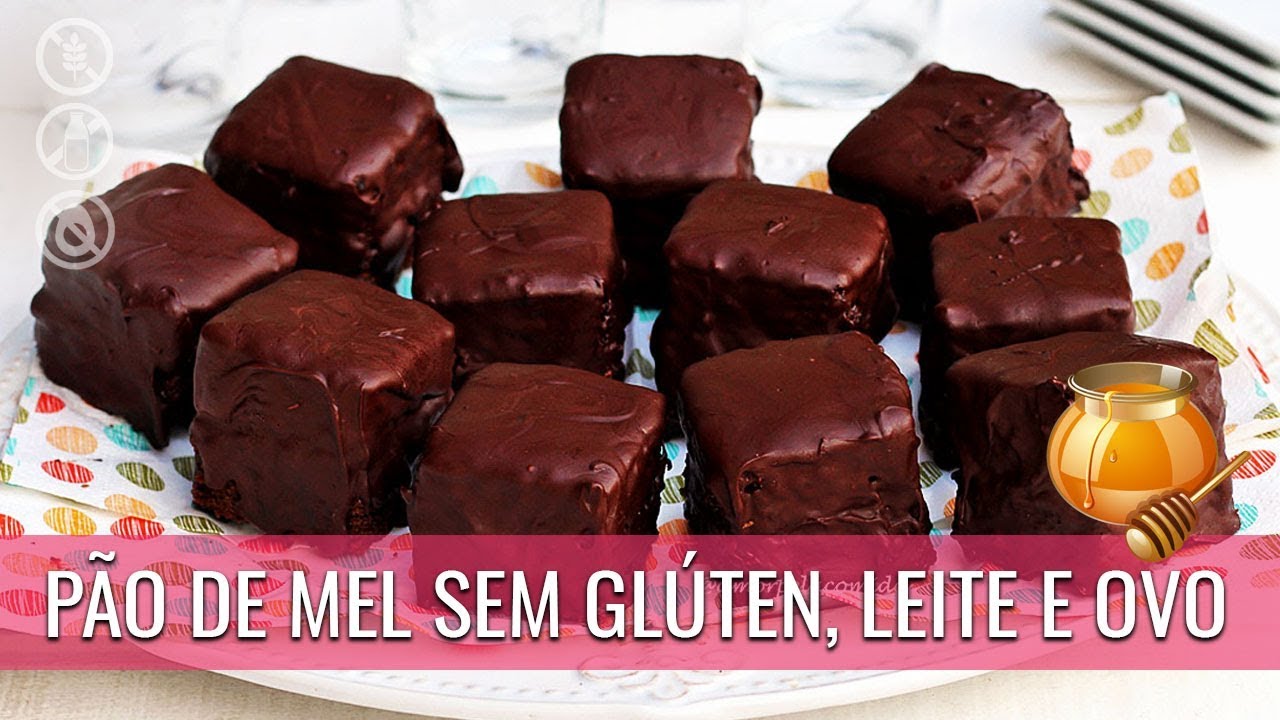 PÃO DE MEL RECHEADO SEM GLÚTEN SEM LEITE SEM OVO FÁCIL